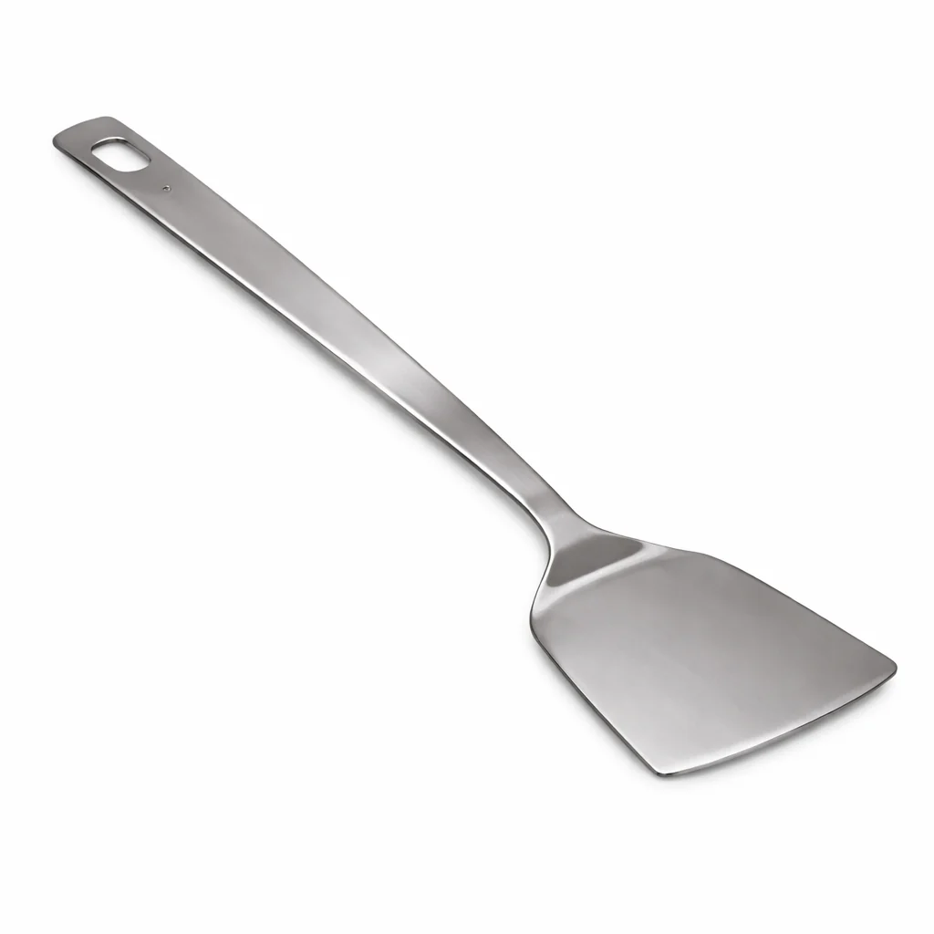 Stainless Steel Palta Spoon – Heavy Duty Flat Turner Spatula for Cooking & Serving