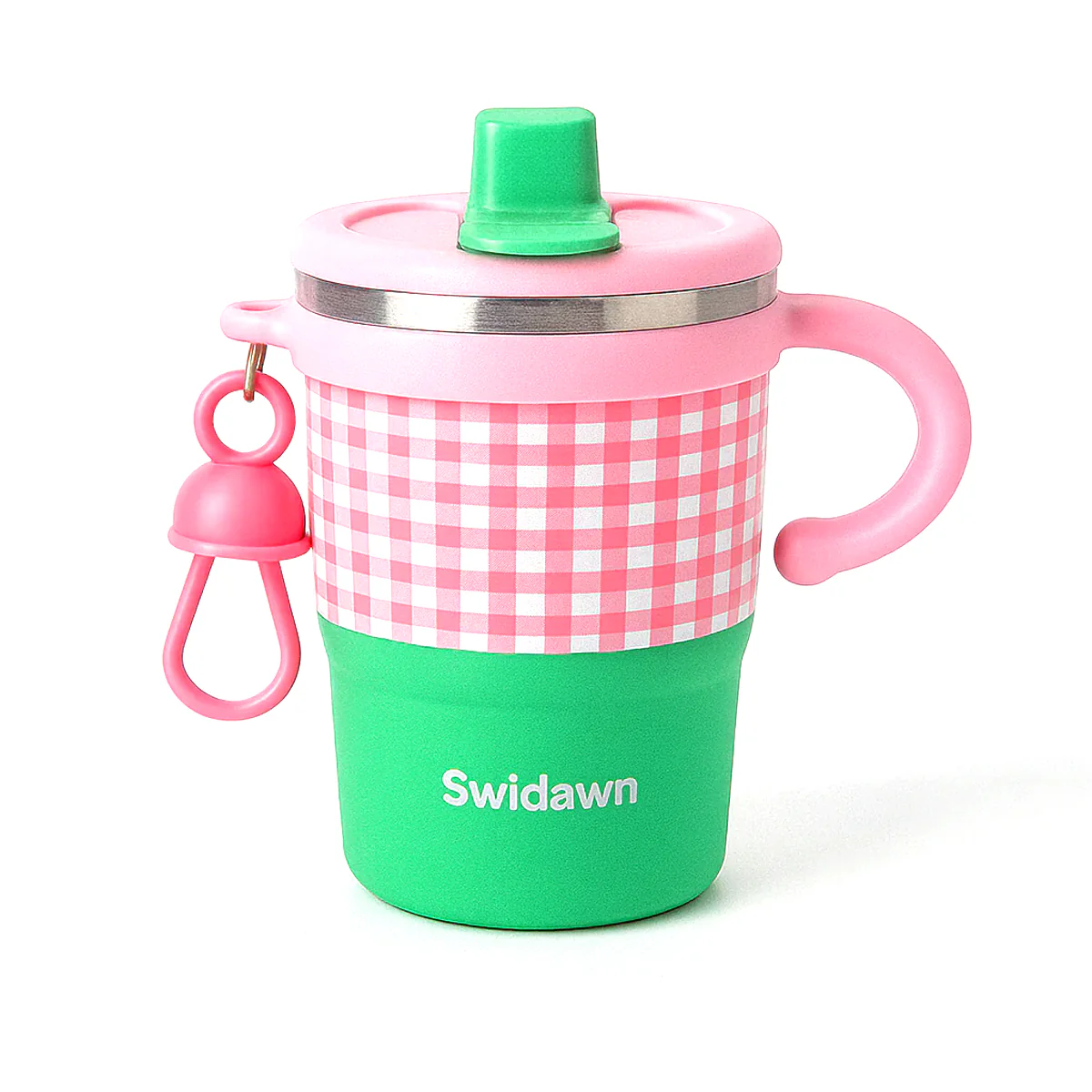 Stainless Steel Tumbler – Check Style (600ml) - Image 6