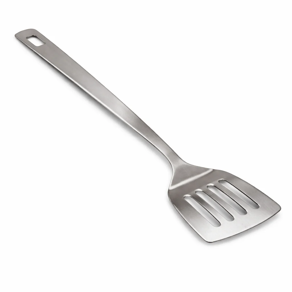Stainless Steel Turner Spoon – Heavy Duty Slotted Spatula for Cooking & Frying