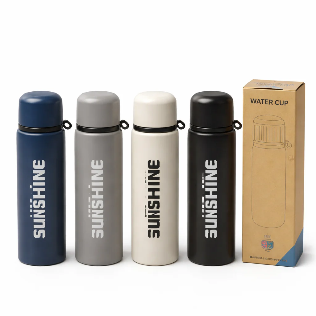 Stainless Steel Vacuum Sunshine Bottle 550ML – Insulated Thermal Water Bottle