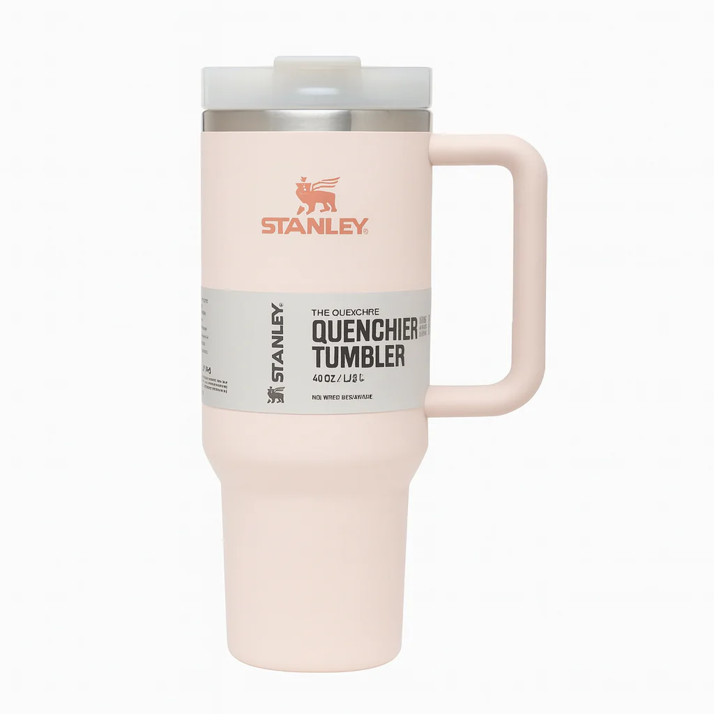 Stanley 40oz Quencher Tumbler with Handle & Straw | 680g Heavy-Duty Stainless Steel Vacuum Insulated Cup | Leakproof Travel Mug for Hot & Cold Drinks
