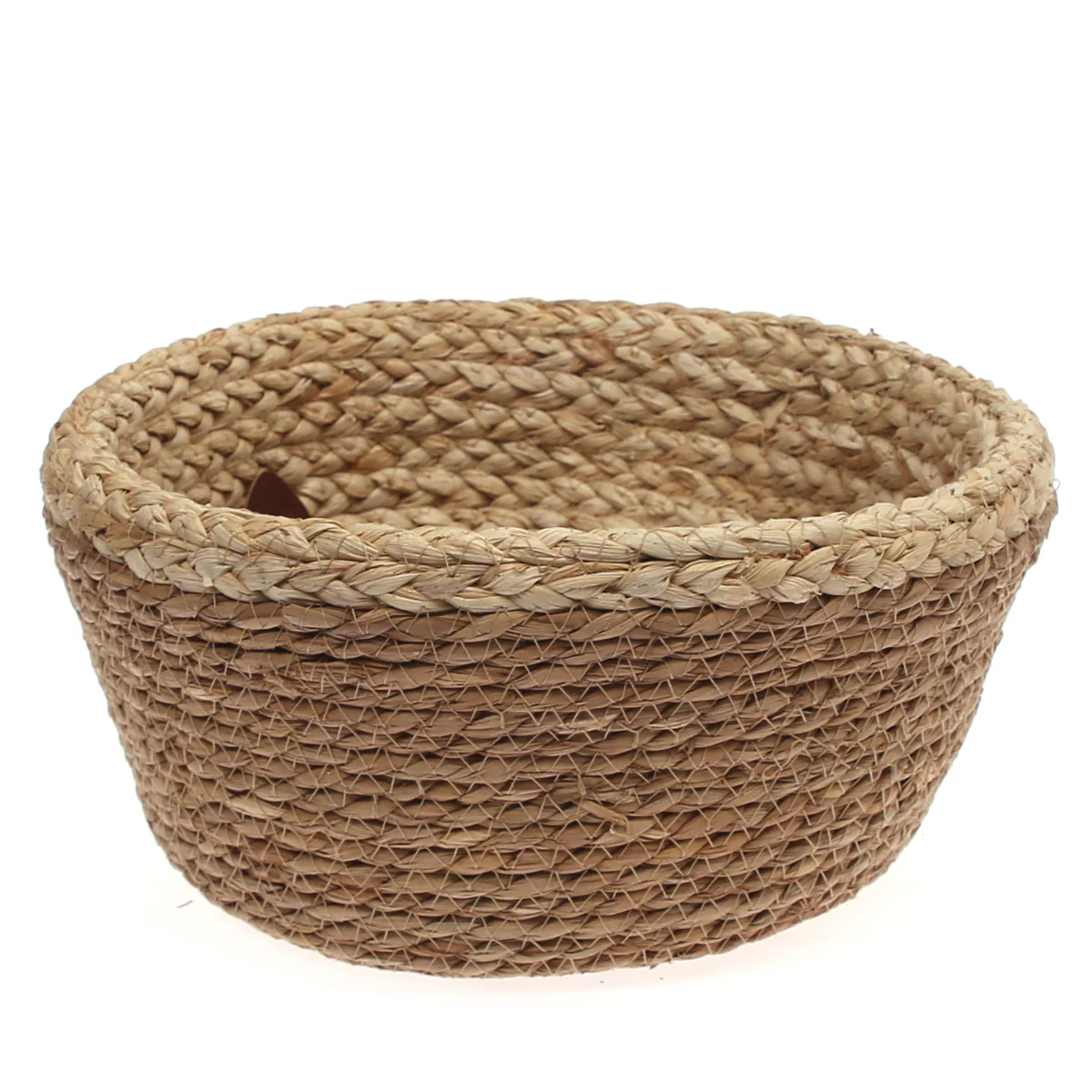 Storage Basket M Beige & White 13 X 13 X 10 Inch CZG-26 - Image 2