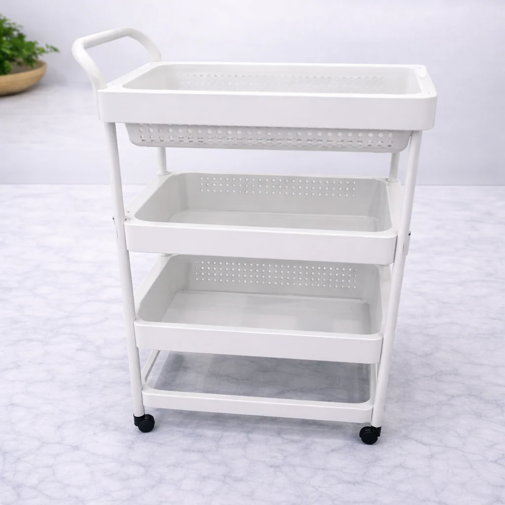 Storage Trolley – 3 Layer Rolling Organizer Cart