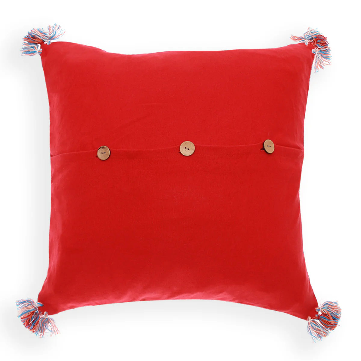 Tangerine Ethnic Cushion Cover 20x20" - Image 4