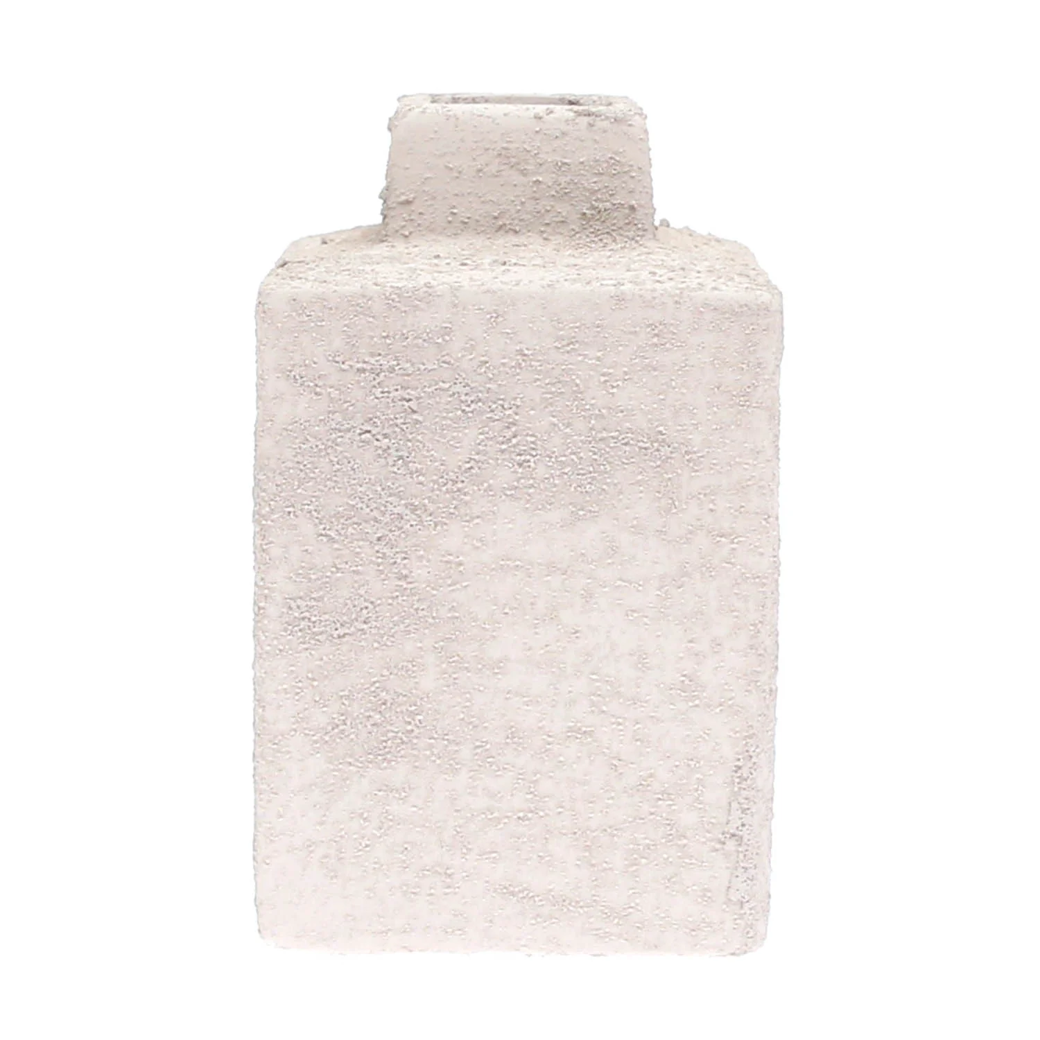 Textured Square Decorative Vase – Medium (005) - Image 2