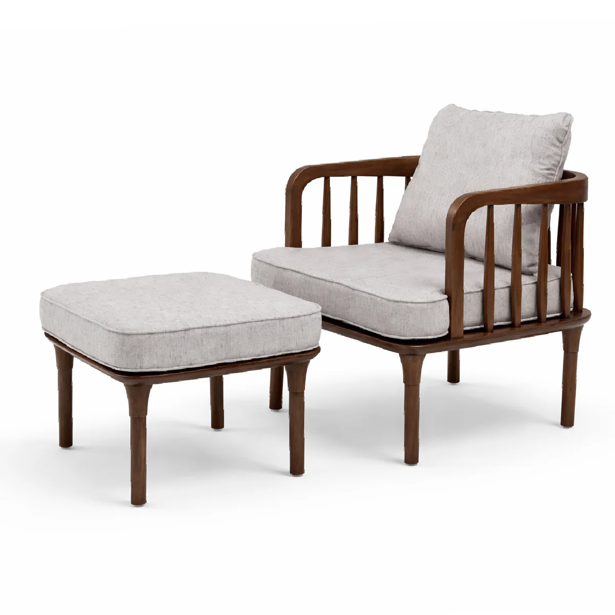Timberland Chair & Puff - Image 2