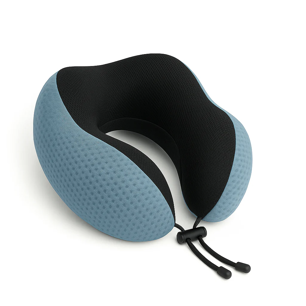 Travel Neck Pillow – Variant: Blue, Green, Grey, Pink - Image 2