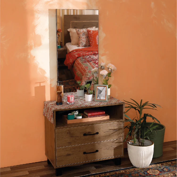 Wedding Bundle – Linea Bed and Dresser + Rs.10,000 Gift Card - Image 2