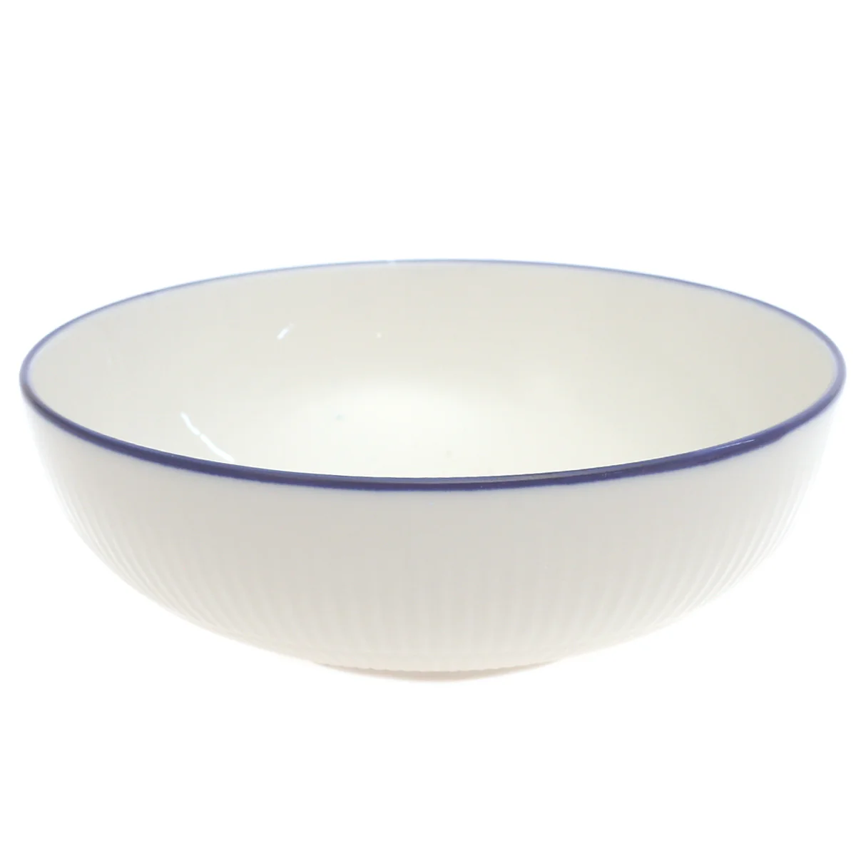White Ceramic Bowl 7 Inch – Classic Minimalist Everyday Serving Bowl