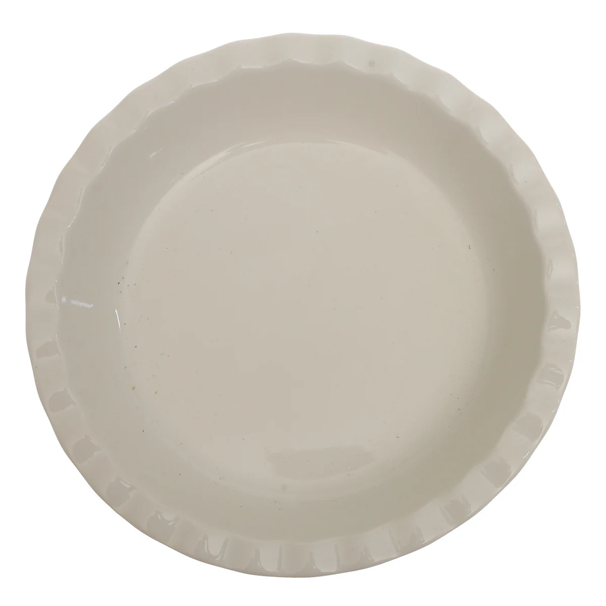 White Ceramic Round Serving Dish 10 Inch – Classic Scalloped Edge Serving Plate - Image 2