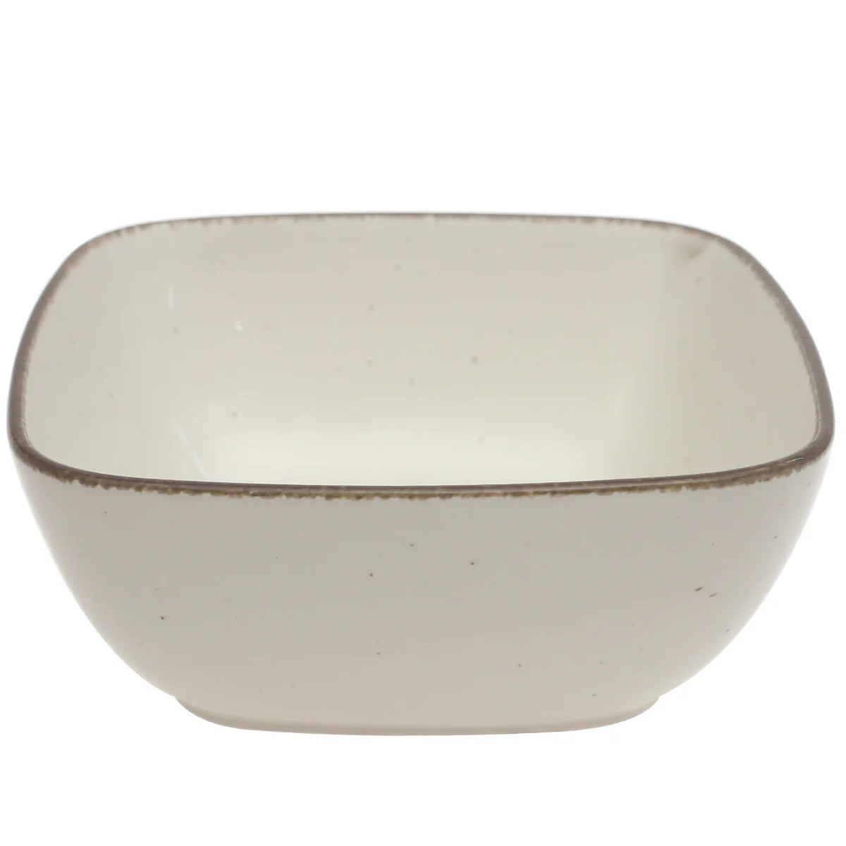White Ceramic Square Serving Bowl 9 Inch – Rustic Glazed Deep Serving Dish - Image 2