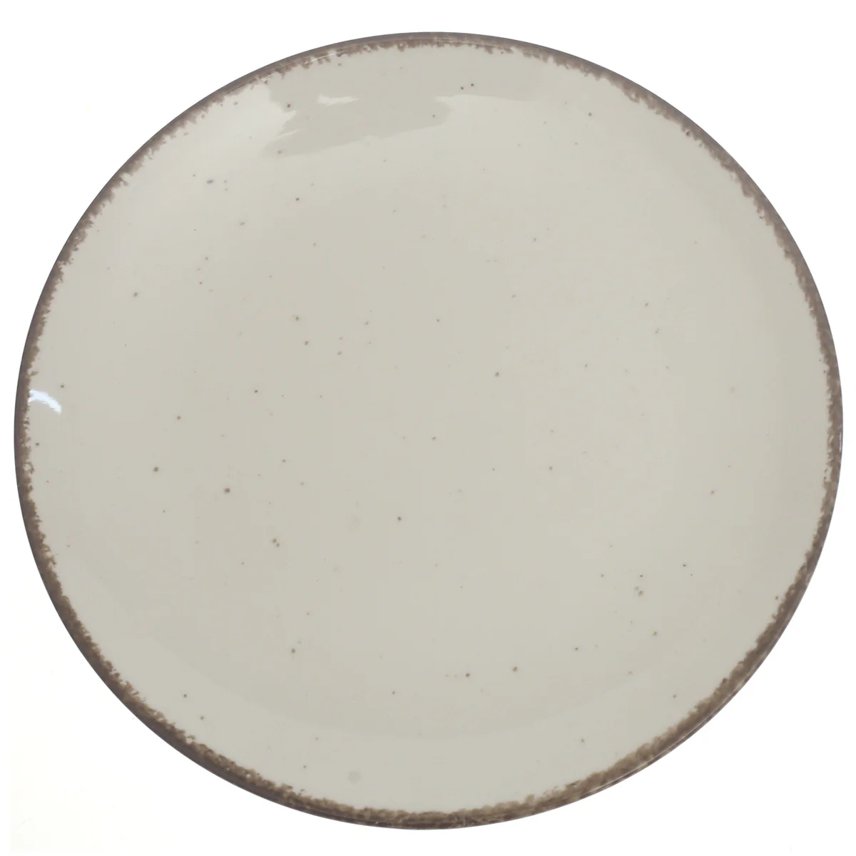 White Quarter Plate 8 Inch with Rustic Rim – Ceramic Side Plate for Elegant Serving - Image 2