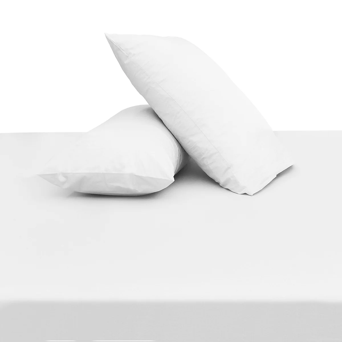 White Satin Double Bed Sheet – 96 x 102 Inches | Luxurious Smooth Finish, Elegant Shine & Hotel-Style Comfort