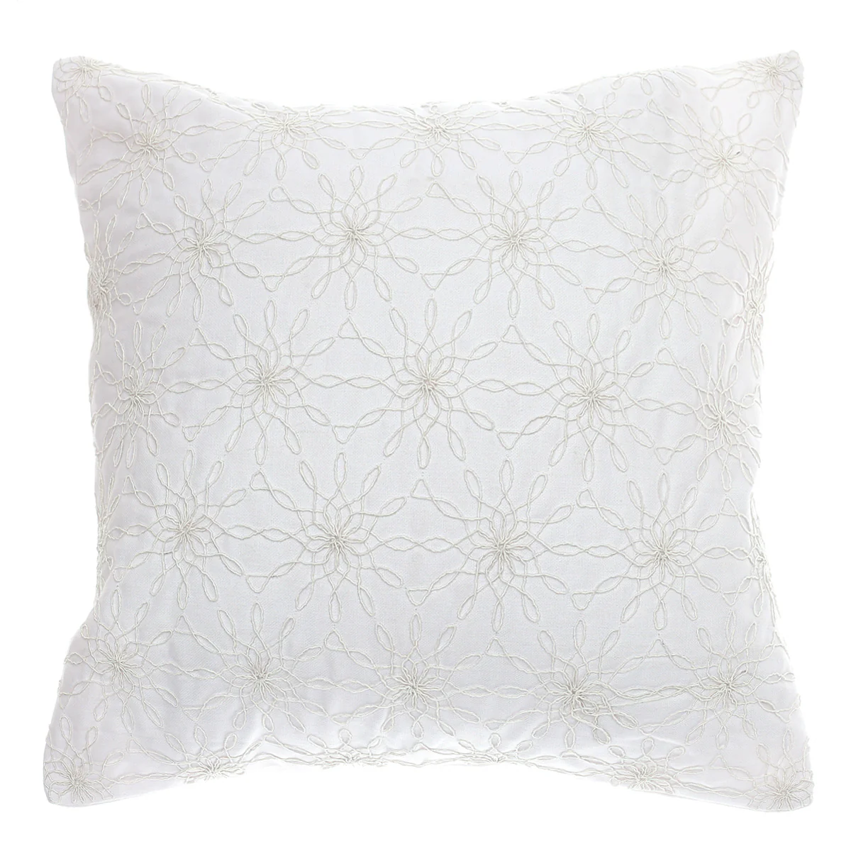 White Textures Cushion Cover 20x20" - Image 2