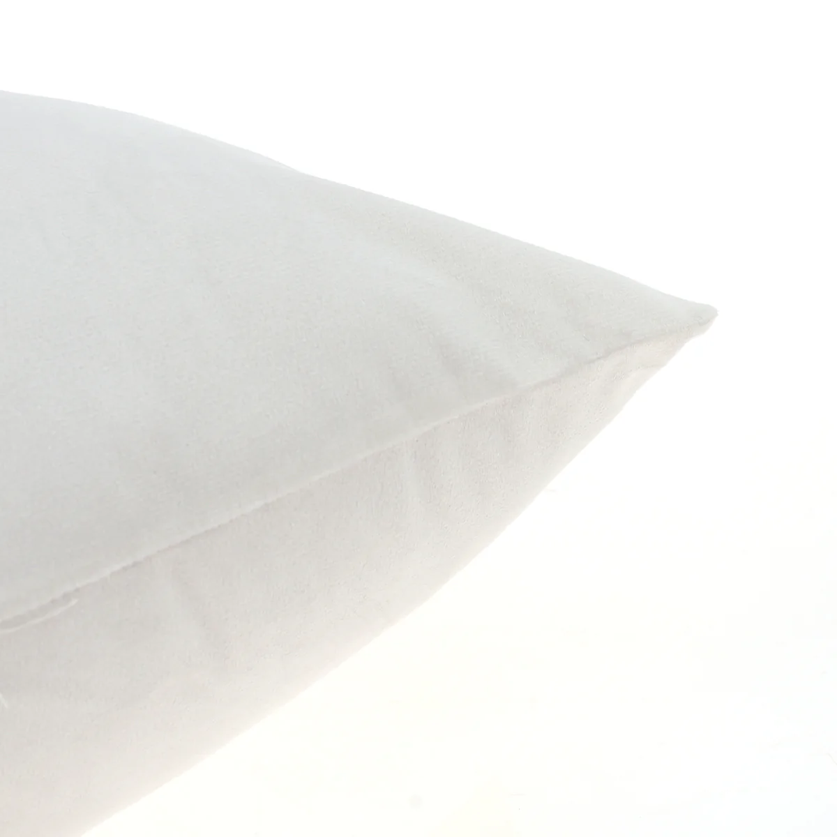 White Velvet Cushion Cover 18x18 WMB - Image 3