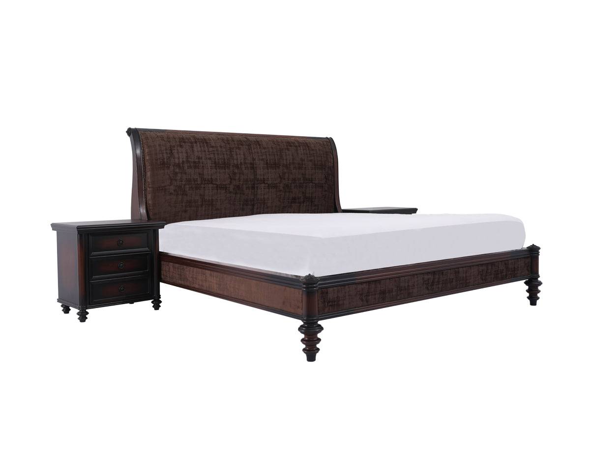 William Bed with 2 Side Table (W-18) - Image 9