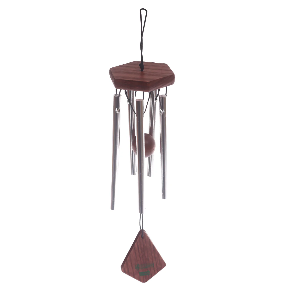 Wind Chime Brown & Silver 2 X 12 Inch MF-06