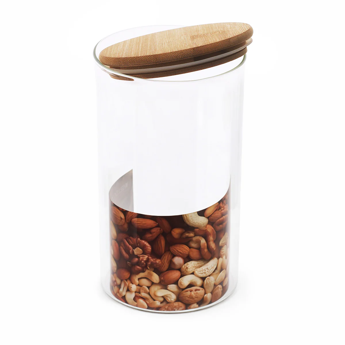 Wood Lid Jar (Large) – Modern Kitchen Storage Container - Image 3
