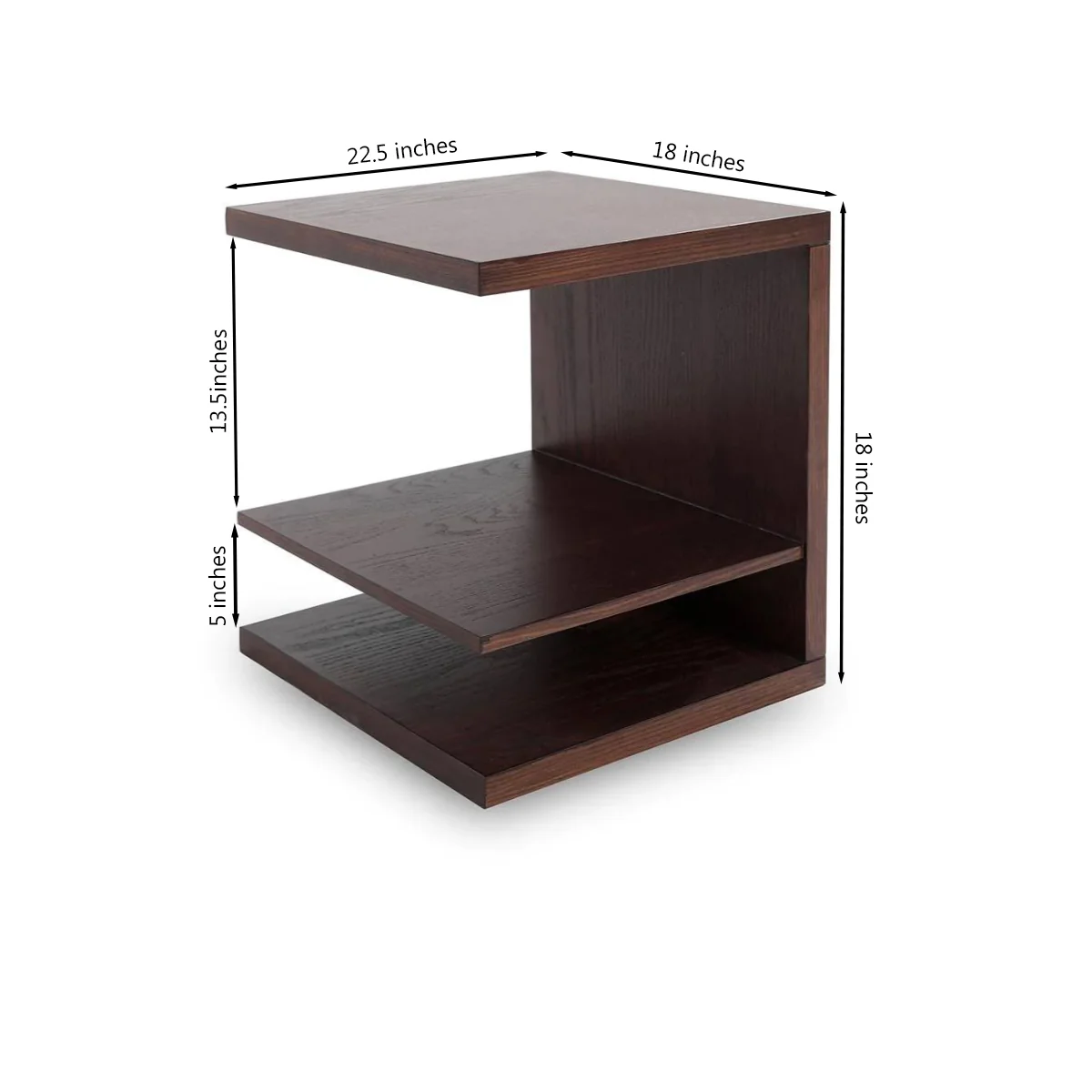 Wooden Arm Side Table(Wooden Arm Series 1) - Image 2