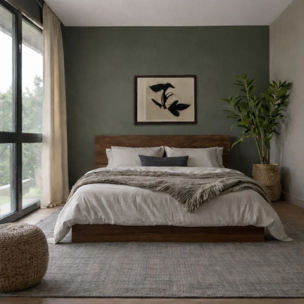 Zen King Size Bed – Minimalist Solid Wood Design